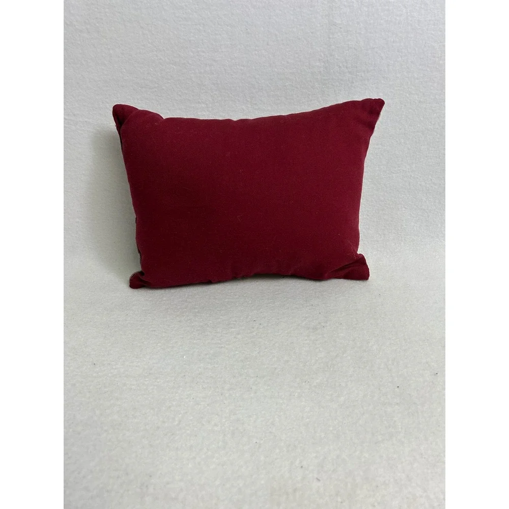 Christmas‎ Holiday Home Decor Red Blue Jay Tapestry Accent Pillow 8x11